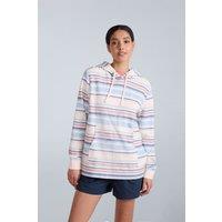 Animal Women's 'Lila' Cotton Beach Hoodie Casual Adjustable Lightweight Sweatshirt in Coral | Size: 6