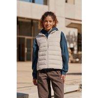 Animal Women's 'Light Cosi' Lightweight Water Resistant PFC Free Warm Padded Gilet in Beige | Size: 10