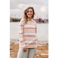 Animal Women's 'Lila' Cotton Beach Hoodie Casual Adjustable Lightweight Sweatshirt in Light Pink | Size: 8