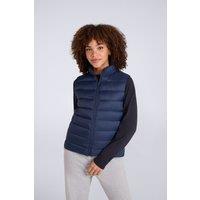 Animal Women's 'Light Cosi' Lightweight Water Resistant PFC Free Warm Padded Gilet in Navy | Size: 12