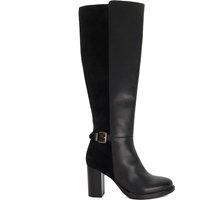 Dune London Women's 'Secretly' Leather Knee High Boots in Black | Size: 3