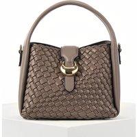 Luella Grey Women's 'Maggie' Weave Crossbody in Taupe