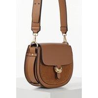 Luella Grey Women's 'Venetia' Saddle Crossbody in Tan