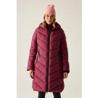 Regatta Women's Anita Hooded Water-Repellent Insulating Padded Jacket in Purple | Size: 12