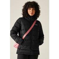 Regatta Women's Aldthorn Hooded Water-Repellent Insulating Padded Jacket in Jet Black | Size: 20
