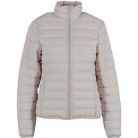 New Morning Studios Women's Lightweight Puffer Jacket in Grey | Size: Large