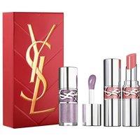 Yves Saint Laurent Women's Loveshine Gloss 01 & Lipstick 44 Spring Set in Misc