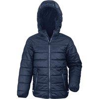 Result Core Padded Jacket in Mid Navy | Size: 13-14 Years