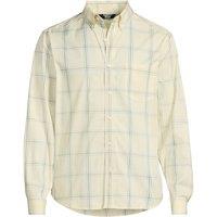 Lands' End Men's Buttondown Ultimate Shirt, Traditional Fit in Light Stone | Size: XL