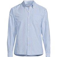 Lands' End Men's Sail Rigger Oxford Shirt in Pale Blue | Size: Medium