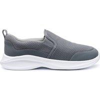 Hotter Men's 'Striker' Trainers in Grey | Size: 8