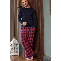 British Boxers Men's 'Dumbarton' Tartan Brushed Cotton Pyjama Trousers | Size: 2XL