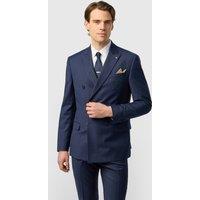 Ted Baker Men's Chalk Stripe Suit Jacket in Navy | Size: 40R