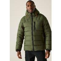 Regatta Men's Leeshaw Insulating Hooded Padded Jacket in Olive | Size: 3XL