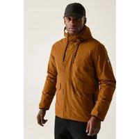 Regatta Men's Sterlings Hooded Waterproof Breathable Insulated Jacket in Burnt Orange | Size: Large