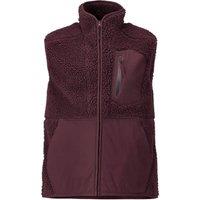 Mascot Men's Customised Pile Zipped Gilet in Burgundy | Size: Large