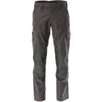 Mascot Men's Accelerate Knee Pad Pockets Trousers in Dark Grey | Size: 40S