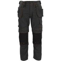 Mascot Men's Almada Young Work Trousers in Charcoal | Size: 34R