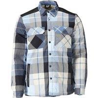 Mascot Men's Customised Checked Pile Shirt in Mid Blue | Size: 4XL
