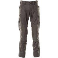 Mascot Men's Accelerate Knee Pad Pockets Trousers in Dark Grey | Size: 52R