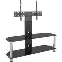 AVF Classic 1.14m TV stand with TV Mounting Column, for TVs 32-65" in Black