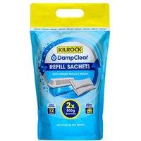 Kilrock Dampclear Refill Sachets 1Kg (2 X 500G) in Blue