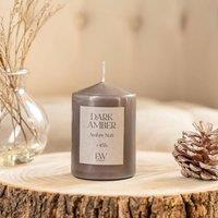 Marco Paul Small 30 Hour Burning Dark Amber Scented Candle in Brown | Size: 15 cm