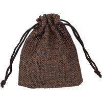 Neel Blue 10pcs Burlap Bags with Drawstrings, 7x9cm Gift Bags in Khaki | Size: 7x9 cm