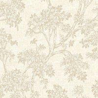 Holden Dcor Hawthorn Trail Vinyl Textured Wallpaper in Off-White