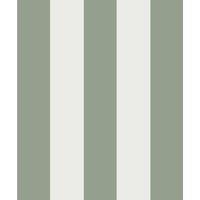 World of Wallpaper Regency Stripe Wallpaper in Olive