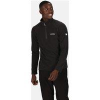 Regatta Men's Montes Lightweight Half Zip Fleece in Jet Black | Size: Large