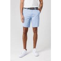Tokyo Laundry Men's Cotton Twill Peached Shorts in Light Blue | Size: XL