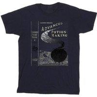 Harry Potter Men's Hufflepuff Quidditch Team Captain Cotton T-Shirt in Navy | Size: 3XL