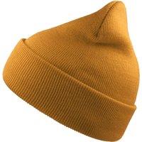 Atlantis Men's Wind Cuffed Beanie in Mustard