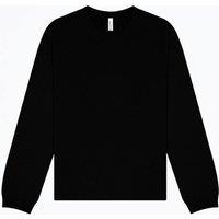 Bella + Canvas Men's Heavyweight Long-Sleeved T-Shirt in Black | Size: Large