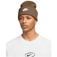 Nike Men's Futura Peak Beanie in Brown