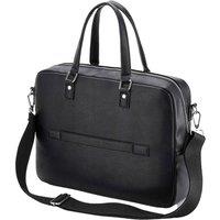 Quadra Men's Tailored Luxe Briefcase in Black