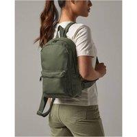 Bagbase Men's Mini Essential Backpack Rucksack Bag in Olive