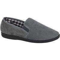Sleepers Men's Harry Twin Gusset Shoes in Grey | Size: 12