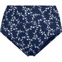Lands' End Women's Foldover Bikini Bottoms in Dark Navy | Size: 14-16
