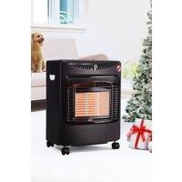 Living and Home Portable Ceramic Gas Heater For Outdoor And Indoor in Black