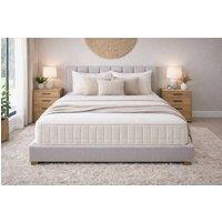 Nexus Mattresses Ltd Essential Rome Memory Foam Open Coil Sprung Mattress - 7 INCH in White | Size: Small Single