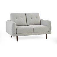 Cheshire Remy 2 Seater Light Grey Fabric Sofa