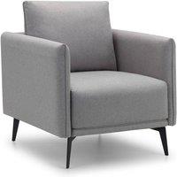 Cheshire Premium Stylish Platinum Rohe Armchair in Silver