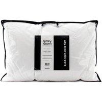 surrey down Duck Feather & Down Medium Firmness Pillow in White
