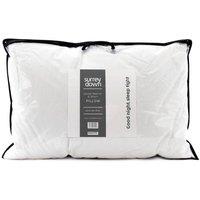 surrey down Goose Feather & Down Medium Firmness Pillow in White