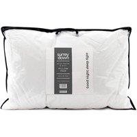 surrey down Goose Feather & Down Medium Firmness Pillow (2 Pack) in White