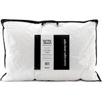 surrey down Duck Feather & Down Firm Pillow in White