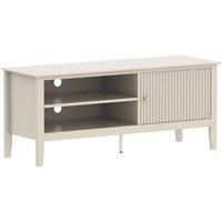 Melody Maison Large Taupe Wooden Tv Cabinet - Hales Taupe Range in Beige