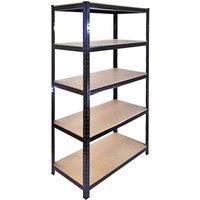 Monstershop Monster Racking T-Rax Warehouse & Garage Metal Shelving, Black, 90cm in Black